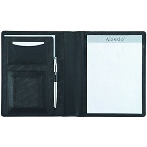 Alassio 43004 Bormio aktetas A5 kunstleer zwart 23 x 18 x 2 cm