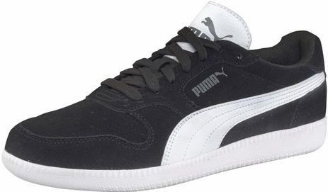 PUMA - Icra Trainer Sd - Sneakers - Zwart/Wit - Bovenmateriaal Suède