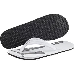 PUMA - Epic Flip v2 - Teenslippers - White/black - Gedessineerd