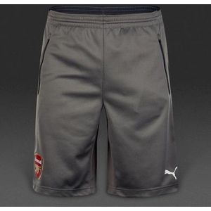 AFC Training Short steel gray-ebony - Maat: M - Kinderen