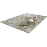 Kayoom Teppich »Spark 210«, rechteckig, 8 mm Höhe, 100% Leder, Unikat, fusselarm, Allergiker & Fußbodenheizung geeignet