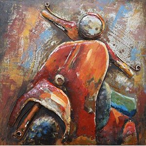 Kayoom Wandbehang, verschillende kleuren, rood, 60 x 5,5 x 5,5 cm