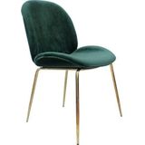 Lalee.Avenue Laleeavenue Charlize 110 stoel set van 2 groen / messing - goud VNI1P