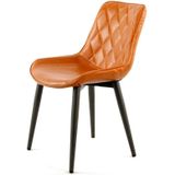 Lalee Avenue Stoel Cecil 110 set van 2 (LxBxH) 57 x 51 x 80 cm - Oranje