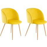 Lalee.Avenue Laleeavenue Celina 110 stoel set van 2 geel - geel B6LPU