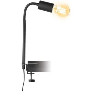 LIVARNO LUX® LED- Klemlamp Zwart - Bureau lamp - Sfeerlamp - Moderne lamp - Industriële lamp - Kantoorlamp