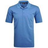 Shirt - Effen - Katoen - Polokraag - Kwartmouw - Normale Pasvorm