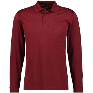 Ragman - Poloshirt - Soft Knit - Langarm - Eenkleurig Model