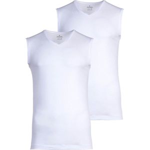 T-shirt - Effen - Jersey - 2 Pack - Mouwloos