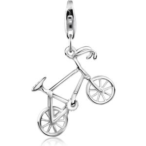Nenalina Dames Bedel Dames fiets hanger in 925 sterling zilver