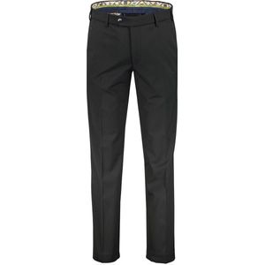 Meyer - Pantalon - Zwart - Wollen - Modern Fit