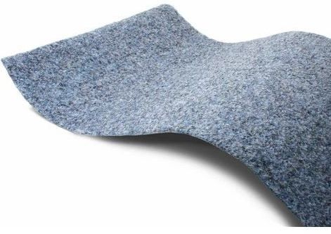 Primaflor-Ideen in Textil Kunstrasen "GREEN", rechteckig, 7,5 mm Höhe, Rasenteppich, graublau, mit Noppen, strapazierfähig
