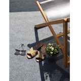 Primaflor-Ideen in Textil Kunstrasen "GREEN", rechteckig, 7,5 mm Höhe, Rasenteppich, graublau, mit Noppen, strapazierfähig