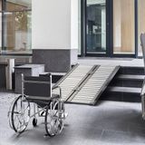 Jago- Rolstoelhelling, aluminium, inklapbaar, 150 cm, oprijplaat