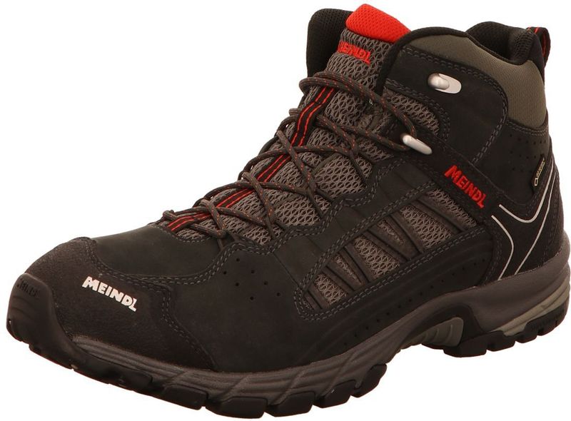 Meindl - Wandelschoenen - Zwart - Nubuck en Mesh - Gore-Tex Voering