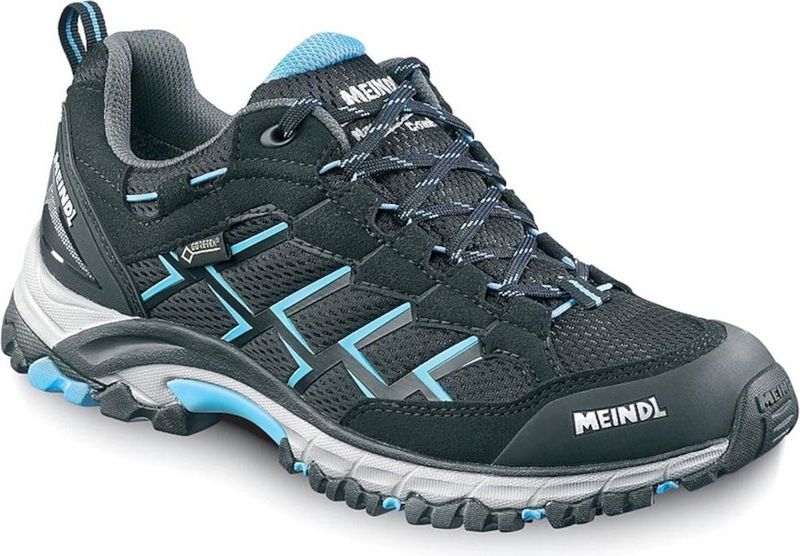 Meindl Caribe GTX Wandelschoenen Dames - Zwart Azuurblauw - Gore-Tex