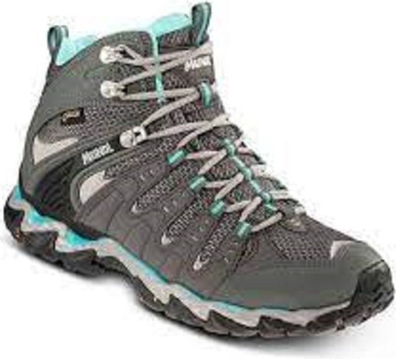Meindl - Respond Lady Mid II GTX - Wandelschoenen - Anthracite/Turquoise - Grijs
