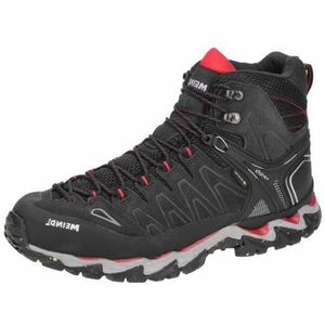 Meindl - Lite Hike GTX - Heren Wandelschoenen - Zwart Rood - Synthetisch Mesh