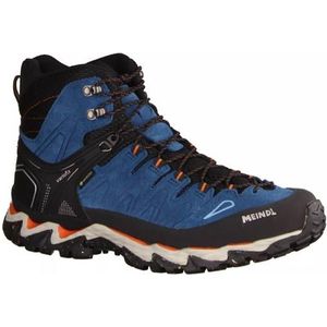 Meindl Lite Hike Gtx Heren Hoge Wandelschoen Blau/Orange 7,5/41,5