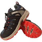 Meindl - Respond Junior - Wandelschoen - Zwart Groen Rood - Textiel