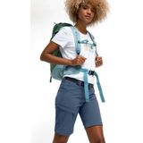 Dames - Wandelbroek - Jeansblauw - 90% Polyamide, 10% Elastaan - Afritsbaar