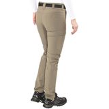 Dames - Wandelbroek - Bruingrijs - 90% Polyamide, 10% Elastaan - Slim Fit
