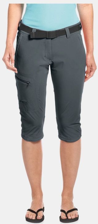 Maier Sports - Inara Slim - Driekwartbroek - Zwart - 4-Way Stretch Stof