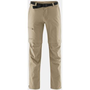 33,000ft Wandelbroek voor Heren, Zip Off Trekkingbroek, Ademend Afneembaar Stretch Outdoorbroek met 6 Zakken, Zomer Functioneel Broek, Sneldrogend, Lichte Korte Broek voor Wandelen, Fietsen, bruin