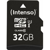 Intenso 32GB Micro SDHC - UHS-I Premium - Class 10 - Met SD Adapter