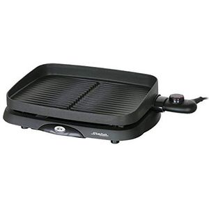 Steba BBQ tafelgrill ""compact"" VG 90 | massieve gegoten aluminium grillplaat | Low-Fat: braadvloeistof loopt in een opvangbak af | traploze temperatuurregeling | grillplaat met antiaanbaklaag