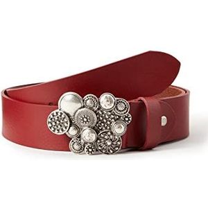 MGM Coin riem, rood (DKL.rood 03), 95 cm dames, Rood