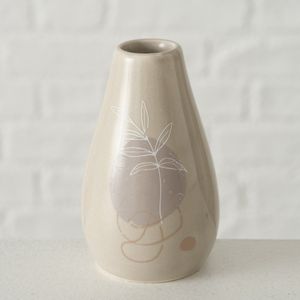 Boltze Home Vaas Stona aardewerk 3-delige set h8/11/12cm bruin Aardewerk Boltze Home Vaas
