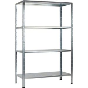 SCHULTE Regalwelt rekken zonder schroeven, 4 legborden, 180x60x40 cm (HxBxD),...