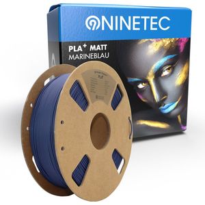 NINETEC | PLA+ Matt Filament Marineblauw