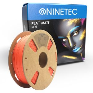 NINETEC | PLA+ Matt Filament Rood