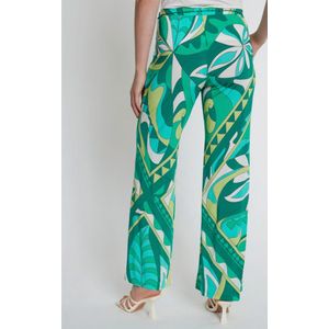 Ana Alcazar - Wijde Broek - Groen - Polyester