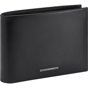 Porsche Design Klassieke portemonnee leer 12 cm  zwart