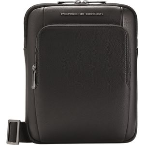 Porsche Design Roadster Leather Shoulderbag S black Herentas