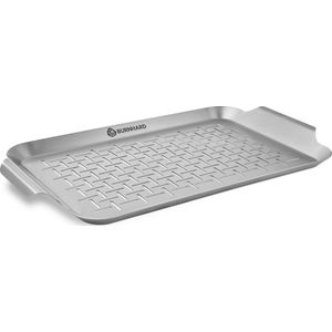 Burnhard Grillmand voor BBQ - Grillplaat 43x25x2 cm