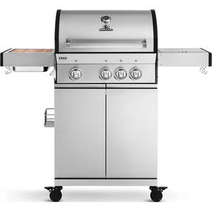 Burnhard Gas BBQ FRED Deluxe - 3 Branders - Keramische Infraroodbrander & Afdekhoes - Deluxe