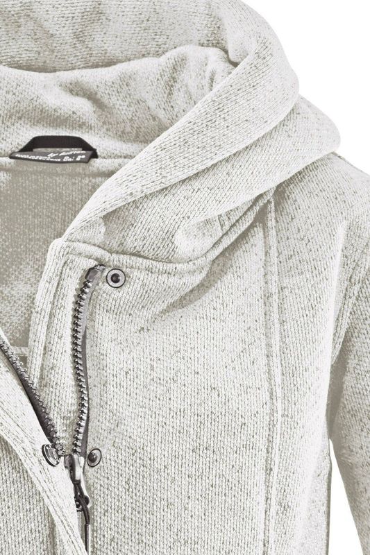 Design - Winterjas - Mélange - Gevoerd - Ritszakken