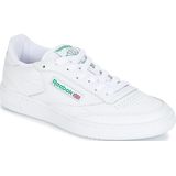 Reebok CLUB C 85 uniseks-volwassene Sneaker Low top, Wit (Intense-White/Green), 36.5 EU