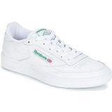 Reebok CLUB C 85 uniseks-volwassene Sneaker Low top, Wit (Intense-White/Green), 36.5 EU