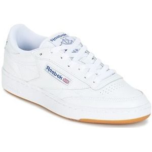Reebok CLUB C 85 heren Sneaker Low top, INT-WHITE/ROYAL-GUM, 34 EU