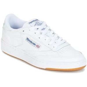 Reebok CLUB C 85 heren Sneaker Low top, INT-WHITE/ROYAL-GUM, 36.5 EU