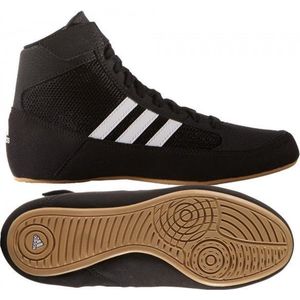 Adidas - Havoc (HVC) II - Worstelschoen - Zwart - Synthetisch - Klittenbandsluiting