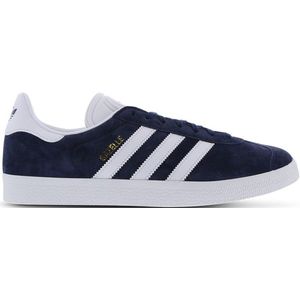 Adidas Originals, Marineblauwe Suède Lage Sneakers met 3 Strepen Blauw, Heren, Maat:43 1/3 EU