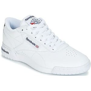 Reebok Classic Exofit Sneakers Heren Wit - 4 - Low Top Sneakers Schoenen, Wit Intens Wit Koningsblauw Koningsblauw 0, 5.5