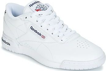 Heren Reebok Classics Ex-O-Fit Lo Clean Logo Intense Trainers in Wit