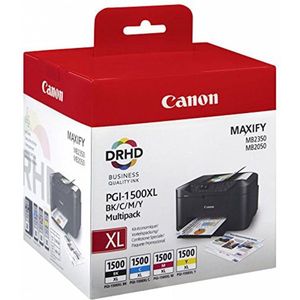 Canon PGI-1500XL - Inktcartridge / Zwart / Cyaan / Magenta / Geel / Hoge Capaciteit